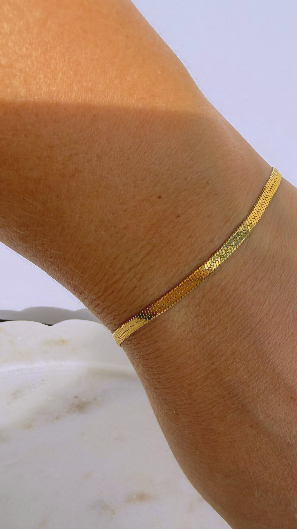 AvaRose Elegant Flat Bracelet