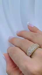 AvaRose - Radiant Crown Ring