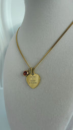 AvaRose Personalized Heart Charm