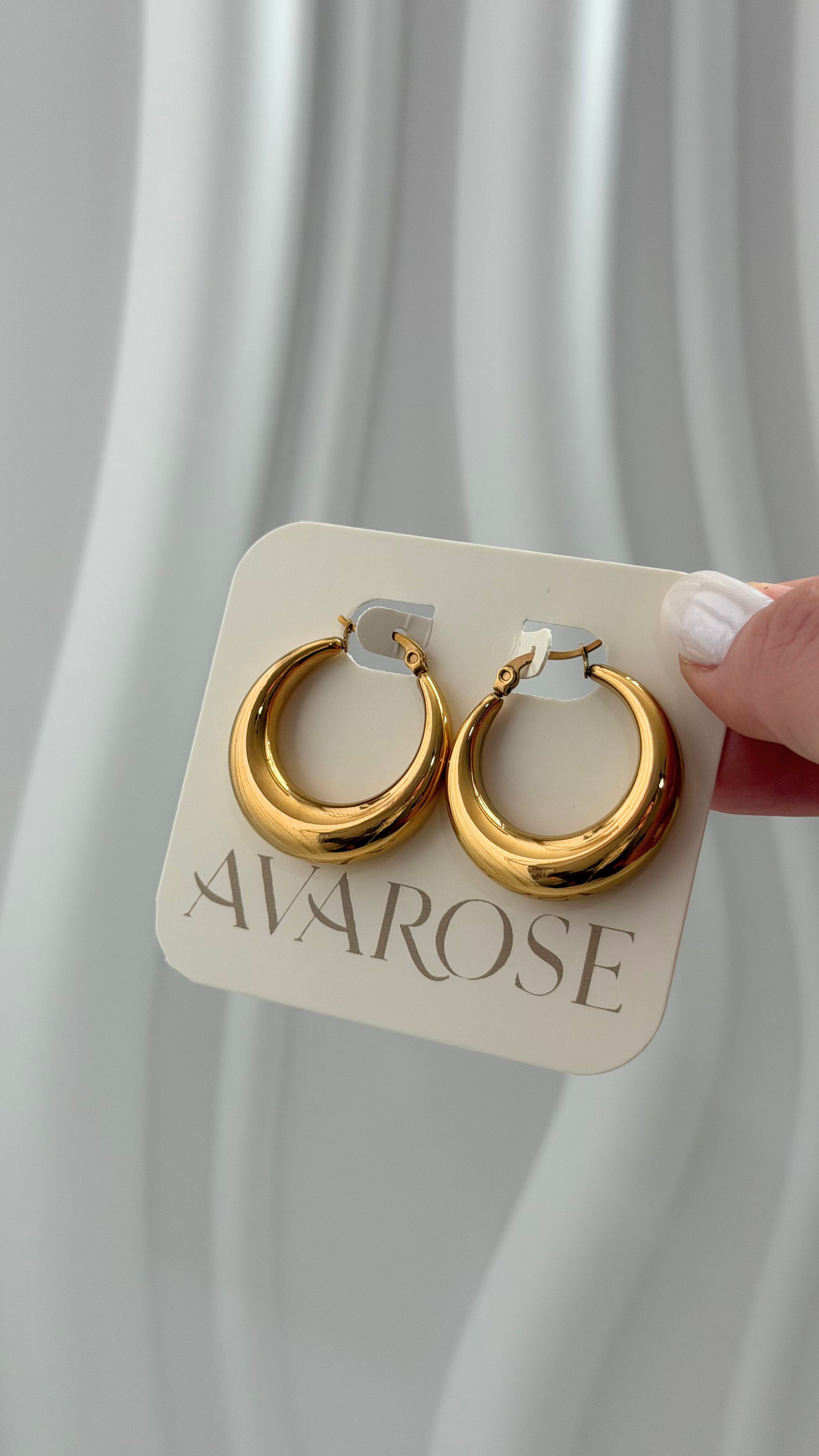 Classic Gold Hoop Earrings